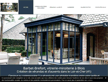 Tablet Screenshot of barbet-brefort.com